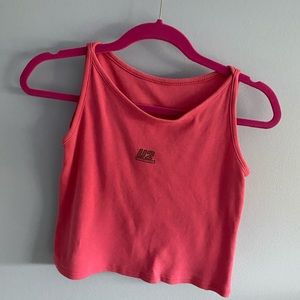Vintage U2 Pink Crop Tank Top